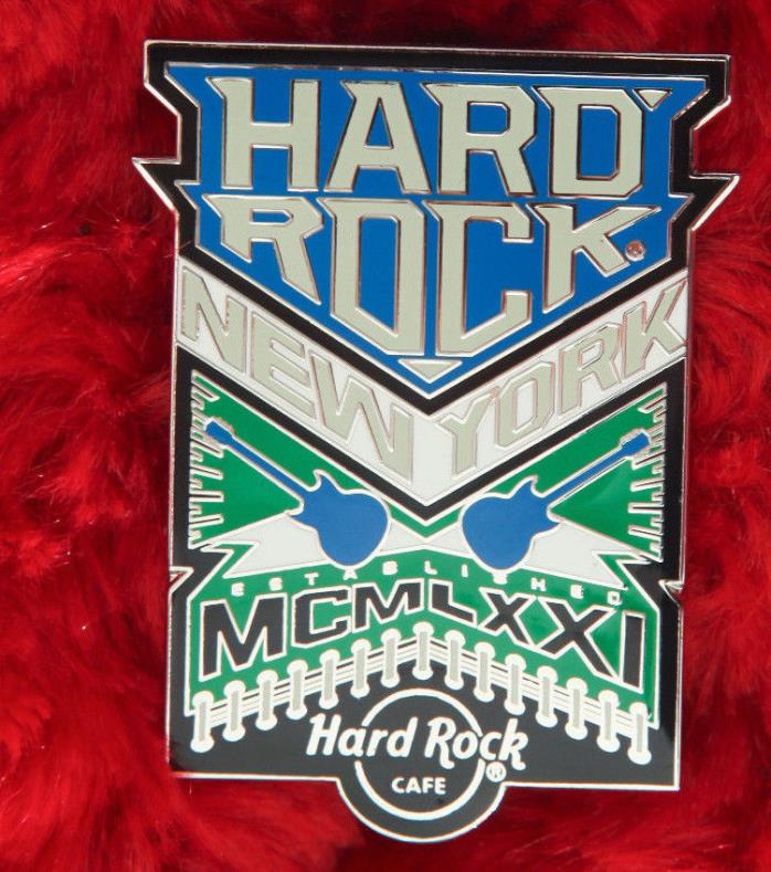 Hard Rock Cafe Pin NEW YORK SUPERBOWL football 2014 lapel hat pin logo LE sports