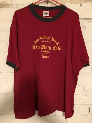 Hard Rock Cafe (Rome) Mens XL Tee Shirt