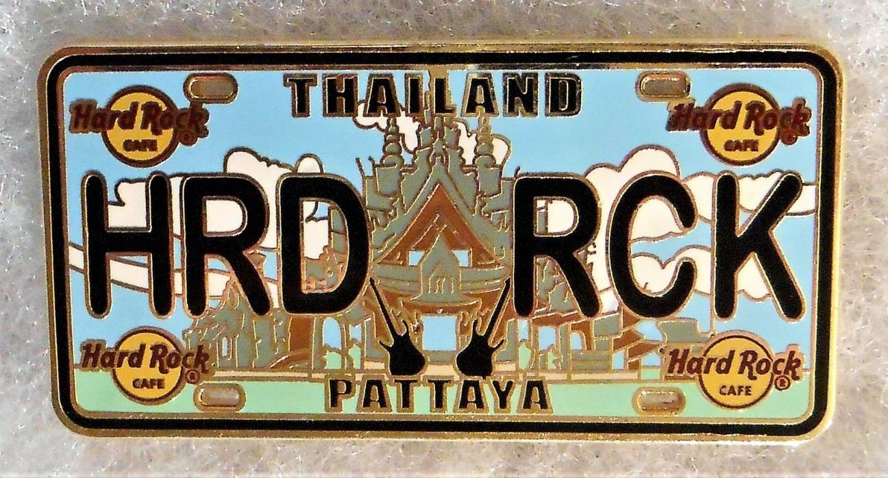 HARD ROCK CAFE PATTAYA THAILAND LICENSE PLATE SERIES PIN # 82540