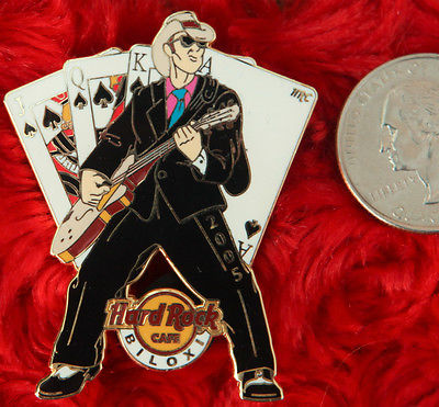 Hard Rock Cafe Pin 2005 SOUTHERN ROCKER Cowboy hat pre katrina sunglasses cards