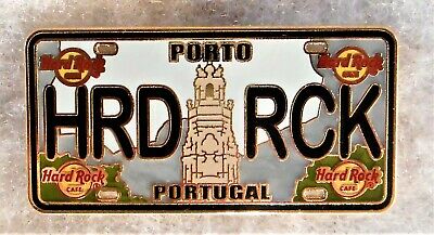 HARD ROCK CAFE PORTO PORTUGAL LICENSE PLATE SERIES PIN # 97741