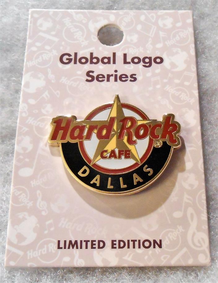 HARD ROCK CAFE DALLAS LIMITED EDITION GLOBAL LOGO SERIES PIN # 99609