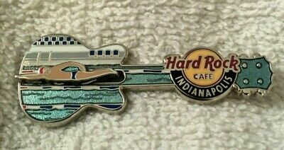 HARD ROCK CAFE INDIANAPOLIS 2013 NATIONAL CHAMPIONSHIPS SWIMMER GUITAR PIN - LE