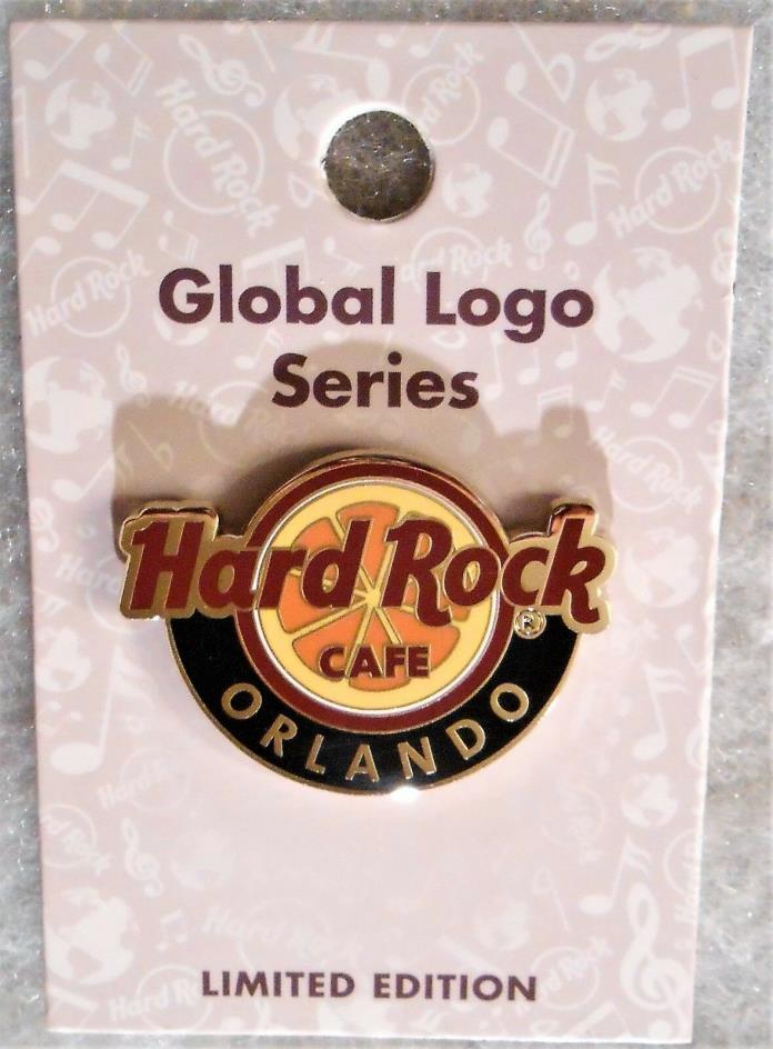 HARD ROCK CAFE ORLANDO LIMITED EDITION GLOBAL LOGO SERIES PIN # 99581