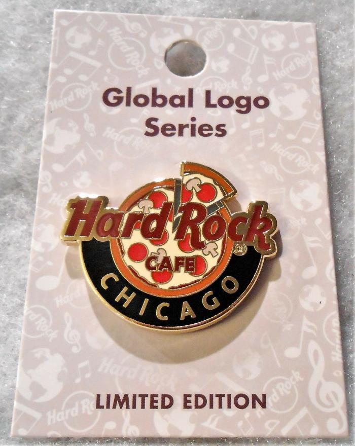 HARD ROCK CAFE CHICAGO LIMITED EDITION GLOBAL LOGO SERIES PIN # 99597