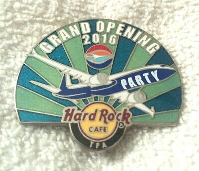 HARD ROCK CAFE TAMPA BAY AIRPORT 2016 GRAND OPENING PARTY PIN - LE 400