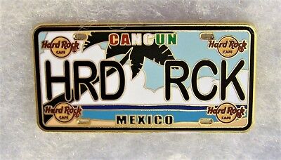 HARD ROCK CAFE CANCUN MEXICO LICENSE PLATE SERIES PIN # 93196