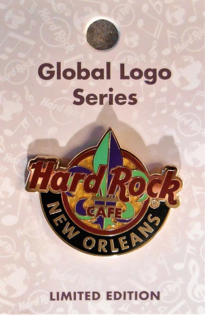 HARD ROCK CAFE NEW ORLEANS LIMITED EDITION GLOBAL LOGO SERIES PIN # 99540