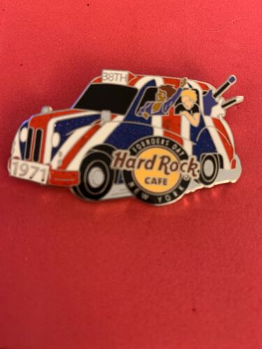Hard Rock Cafe Pin Founders Day New York 1971 Very Rare Car