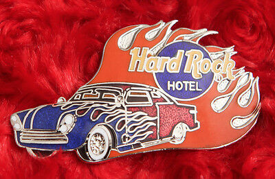 Hard Rock Hotel CUSTOM HOT ROD Car Show  1997 LAS VEGAS  spoked rim wheel flag