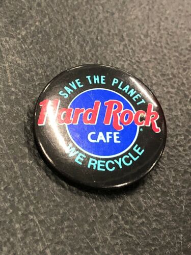 Hard Rock Cafe Save The Planet We Recycle Pin Button