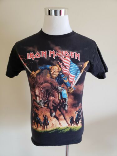 Iron Maiden Concert Tour 2-Sided T-Shirt England North American 2012 Men's Small