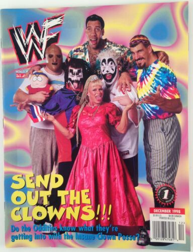 Vintage Insane Clown Posse WWF Magazine December 1998 ICP Attitude Era WCW WWE