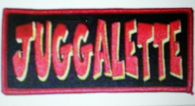 INSANE CLOWN POSSE ICP BLACK WITH RED JUGGALETTE EMBROIDERED PATCH 4 5/8