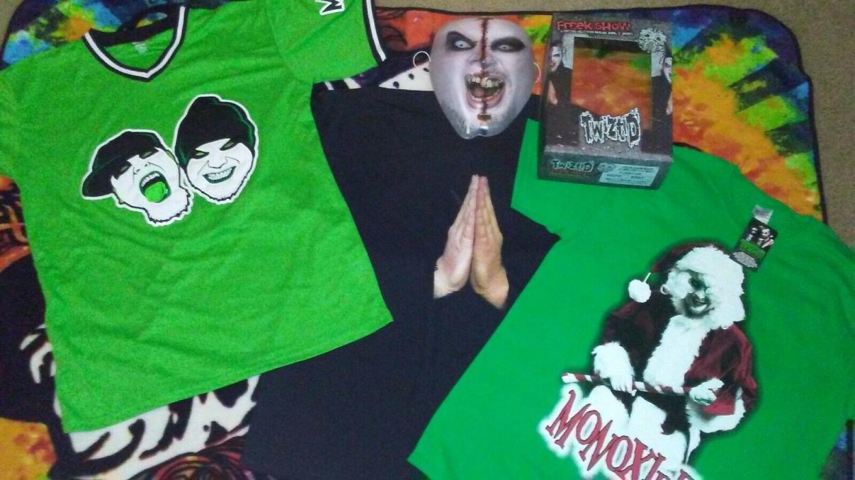 Twiztid lot monoxide shirt freek show box set jersey blaze ya dead homie abk icp