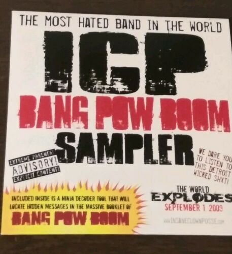 Insane Clown Posse CD Bang Pow Boom Sampler