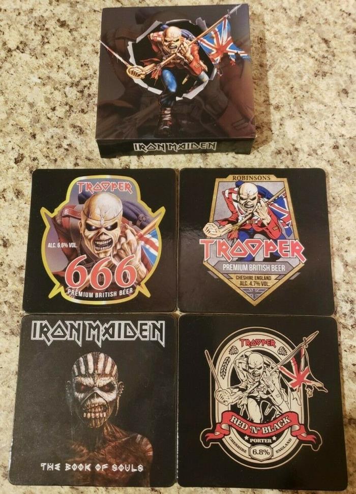 Iron Maiden Trooper Drink Coasters - Set of 4