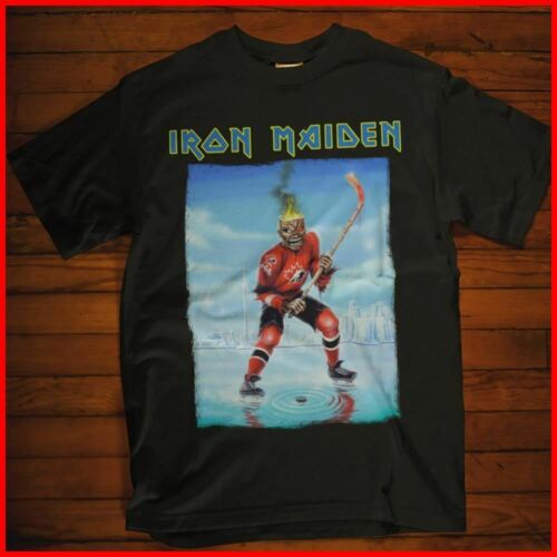 Iron Maiden T-shirt Men Black Cotton 234XL H957 Vintage T Shirt S-6XL Tee