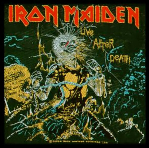 Iron Maiden Sew On Patch Live After Death