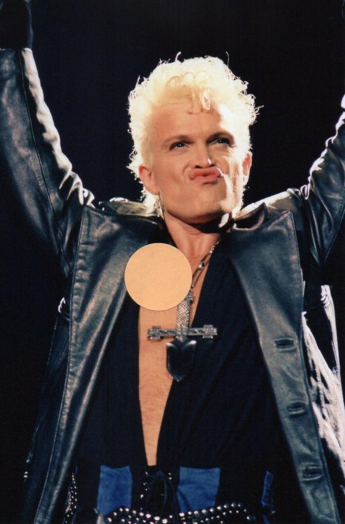 BILLY IDOL 32 - DIFFERENT COLOR CONCERT PHOTO LOT SETS #1AA - 3AA