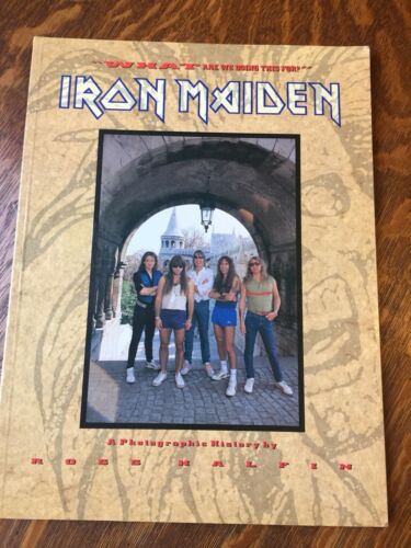 Iron Maiden A Photographic History by Ross Halfin 1988 Paperback