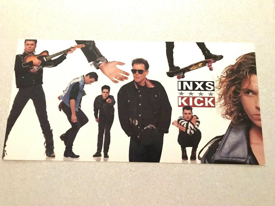 INXS KICK 1987 Promtional Poster Music Store