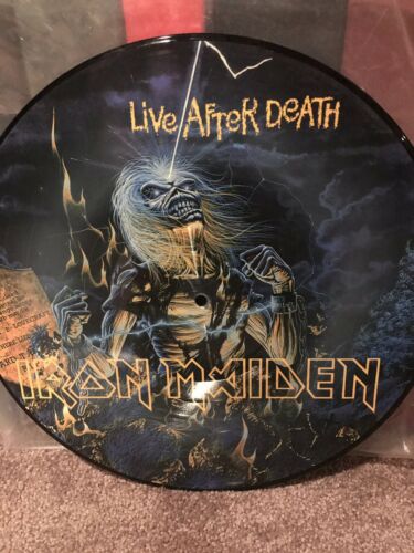 Iron Maiden Live After Death LP Picture disc Wrathchild The Trooper 2 Minutes to