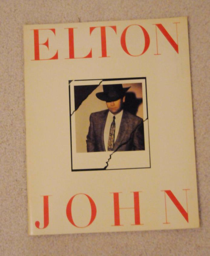 ELTON JOHN 1984 Breaking Hearts Tour Vintage Concert Program Book