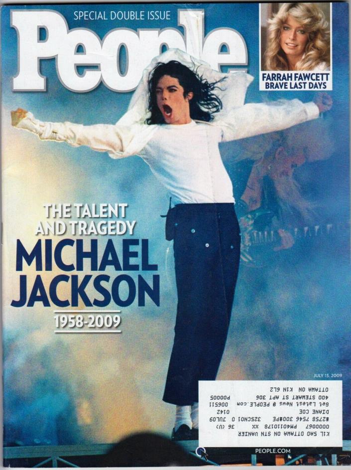 People Magazine July 13 2009 Michael Jackson Farrah Fawcett Talent & Tragedy