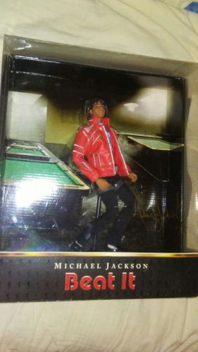 New Michael Jackson Beat It 10” Action Figure Doll Playmates Toys Bravado 2010