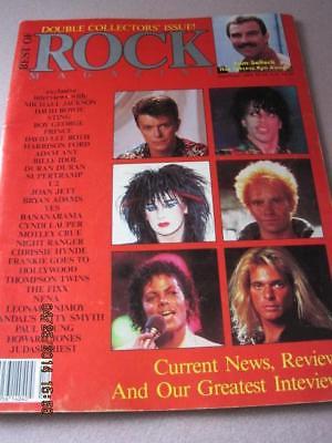 MICHAEL JACKSON Best of ROCK  Magazine BOWIE STING BOY GEORGE 1984 Double Issue