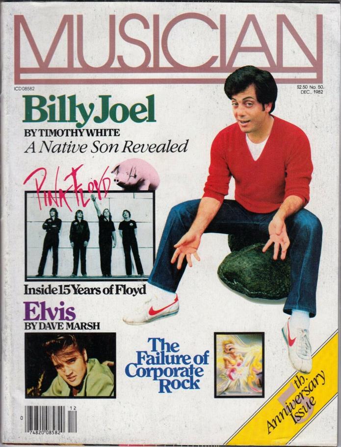 Musician Magazine	December 1982 Billy Joel Pink Floyd Elvis Presley Corporate