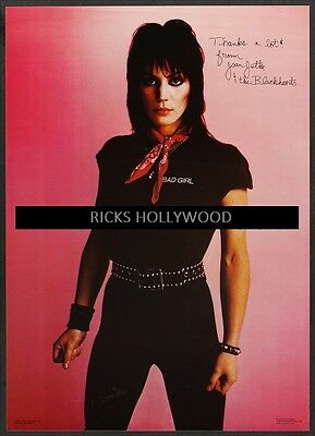 Original 1982 JOAN JETT LAG TOUR Funky Enterprises Vintage Poster NOT A REPRINT