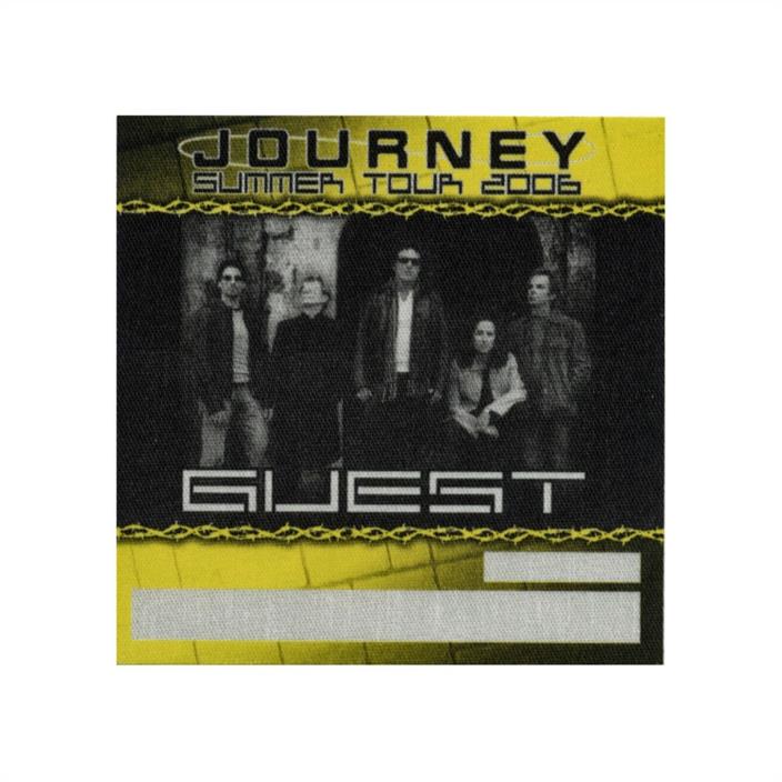 Journey authentic Guest 2006 tour Backstage Pass