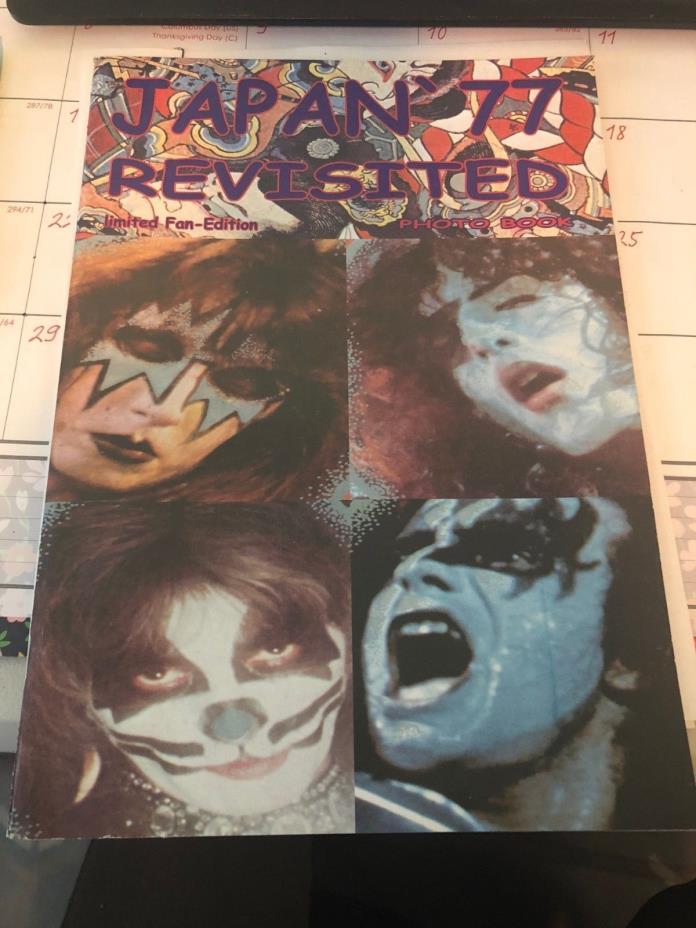 KISS Japan 77 Revisited Photo Book