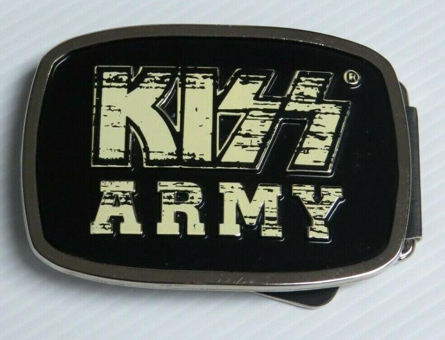 KISS ARMY BELT BUCKLE WITH TAG OFFICIAL 2008