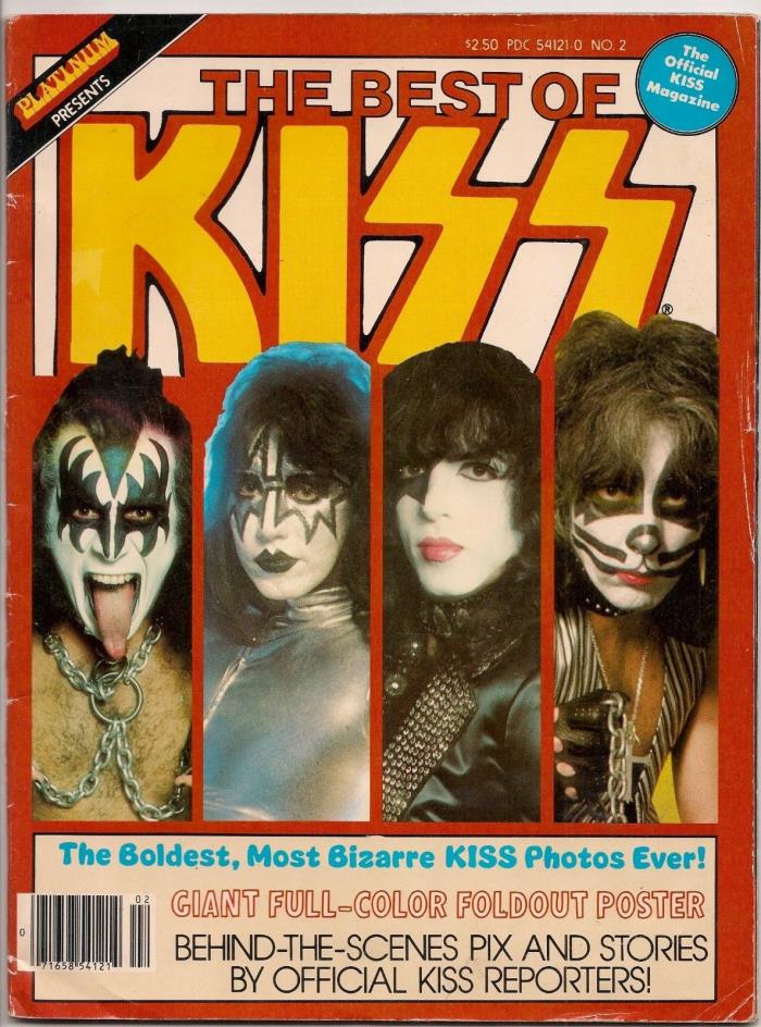 THE BEST OF KISS (Platinum Presents) Vintage Magazine 1979 - AUCOIN