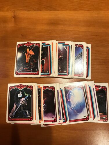 1978 Kiss Cards Series 1  Complete Set Cards 1-66 Worn, But Cheap. See Photos. 2