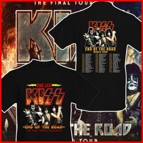 Kiss Band End of the Road Farewell Tour Dates 2019 T-shirt Fan Music Rock Tee