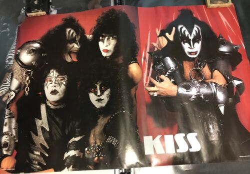 Kiss 1985 Holmes McDougall Rare Collage Poster!! Creatures!!!!
