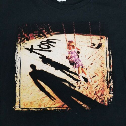 Korn Self Titled Album Size 2XL Band Tshirt Alternative Nu Metal Rock Tee