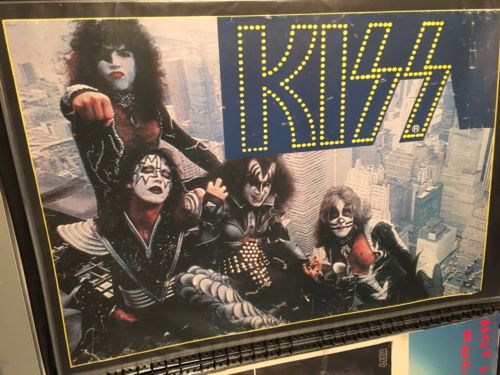 Kiss NYC Skyline Poster Mega Rare Australian Version...