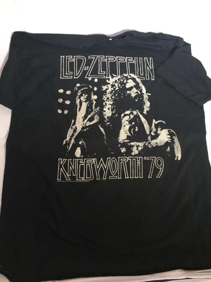 Led Zeppelin Knebworth 1979 Reproduction Concert T-Shirt Men's Size XL 2008
