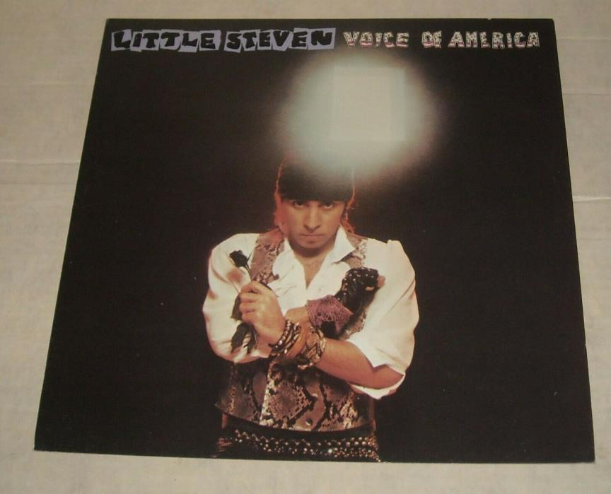 1984 LITTLE STEVEN - VOICE of AMERICA EMI Records PROMO POSTER FLAT * 2 SIDED