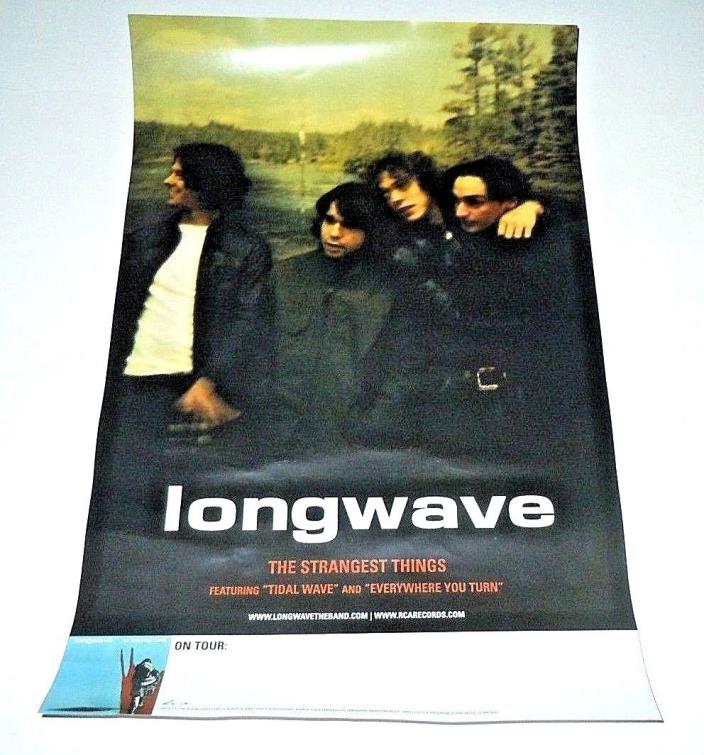LONGWAVE~The Strangest Things~Original Promo Poster~11x17~Double Sided~NM~2003