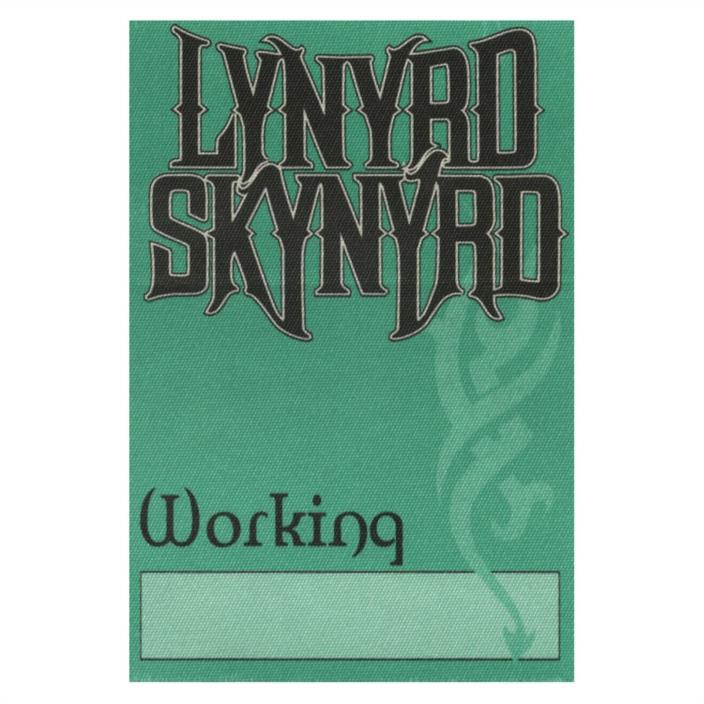 Lynyrd Skynyrd authentic Working 1994 tour Backstage Pass