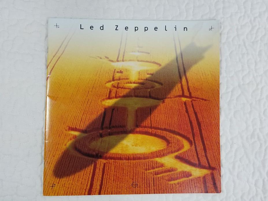 Led Zeppelin Band Light & Shade Photo Souvenir Music Book Memorabilia