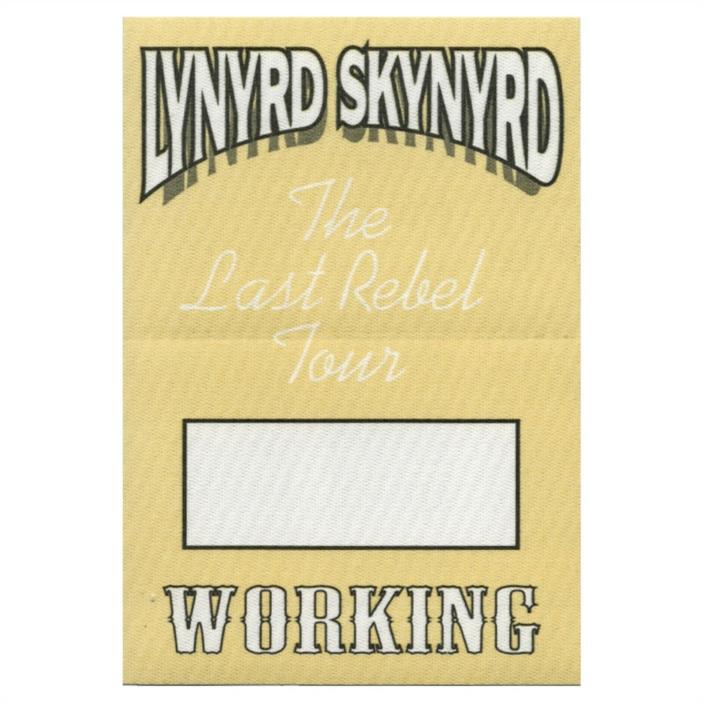 Lynyrd Skynyrd authentic Working 1992-1993 tour Backstage Pass