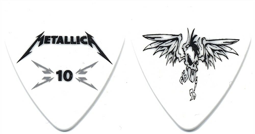 Metallica Robert Trujillo authentic 2010 tour Vulturus custom stage Guitar Pick