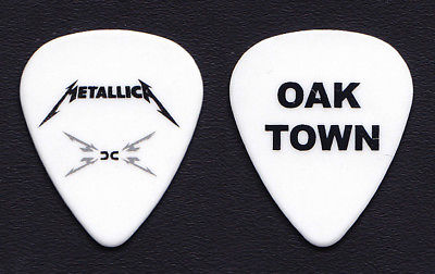Metallica Oak Town Oakland City Guitar Pick - 2008 Death Magnetic Tour